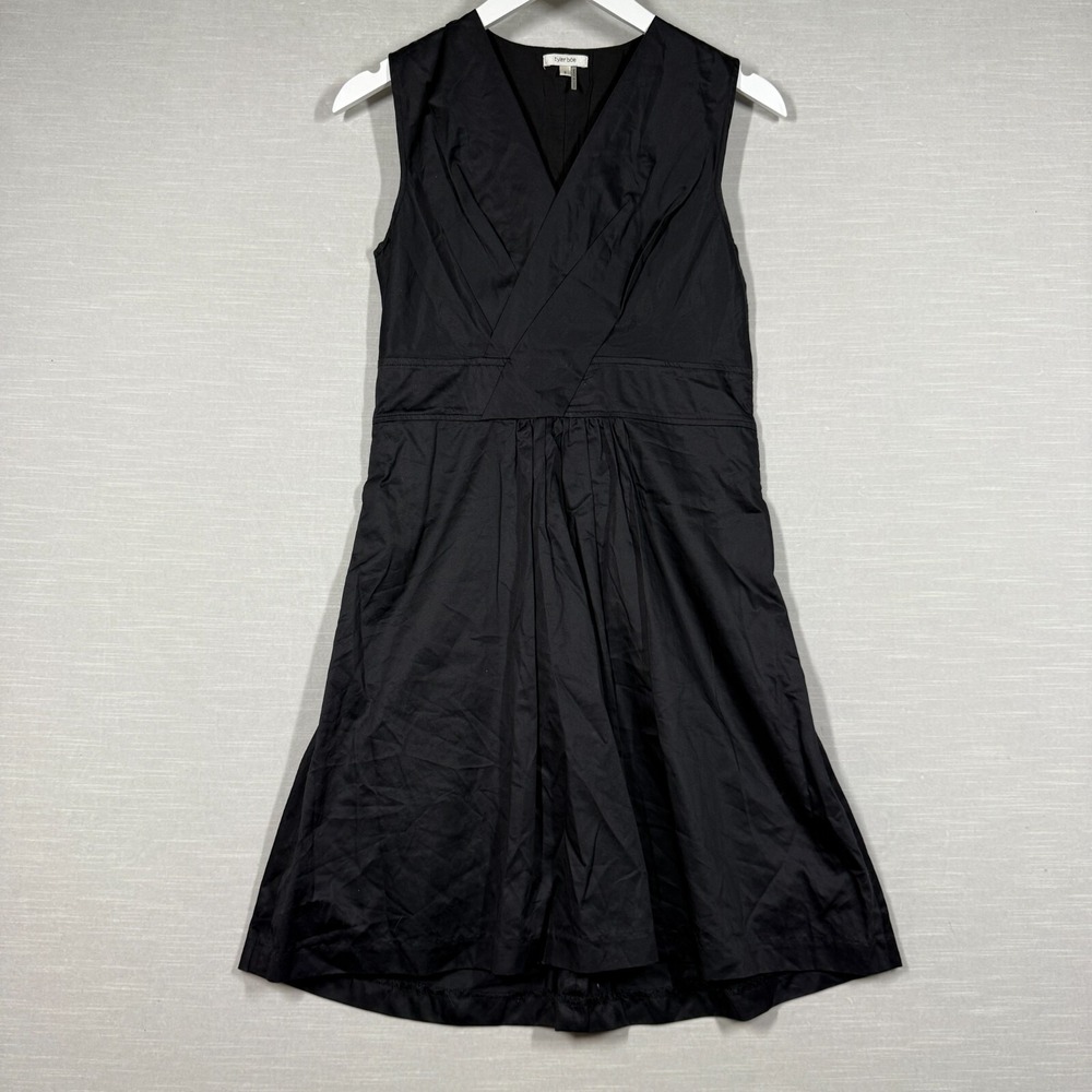 Tyler Boe Dress Womens 2 Black Business Casual Office Classic Minimalist Chic‎
